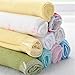 UINKE 8Pcs Baby Infant Newborn Bath Towel Washcloth Bathing Feeding Wipe Cloth Soft
