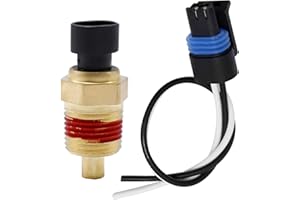 NIKUJUGA Differential Oil Temperature Sensor 505-5401 Q21-1002 Fit for Peterbilt 379 Kenworth T600A T660 T800 1987-2007 Temperature Sensor Replacements