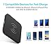 CHOETECH 10W Fast Wireless Charger Compatible with Samsung Galaxy S9, S9 S8 Plus,Note 9, S8, S7, Standard Wireless Charging Pad Compatible iPhone XR, XS, XS Max, iPhone X, 8, 8 Plus (No AC Adapter)