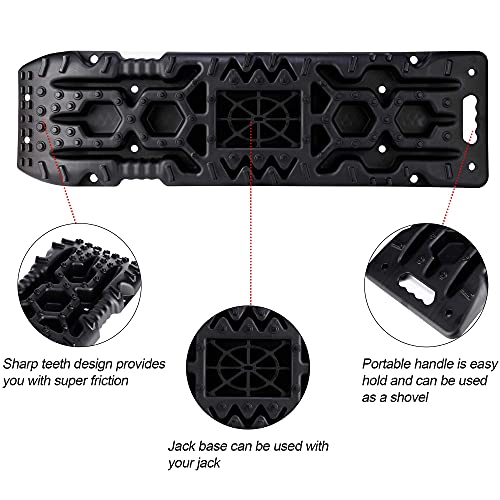 OFF ROAD BOAR Traction Boards, 2 Pcs Recovery Boards with Jack Lift