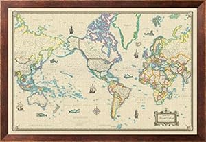 Framed World Map Framed World Map