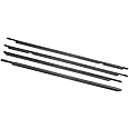 Newsmarts 4 Pcs Car Door Window Weather Stripping Moulding Trim Seal Belt Replacement Weatherstrips for Toyota for RAV4 2009-2012 Part Number：75710-0R020 75720-0R020 75730-0R020 75740-0R020