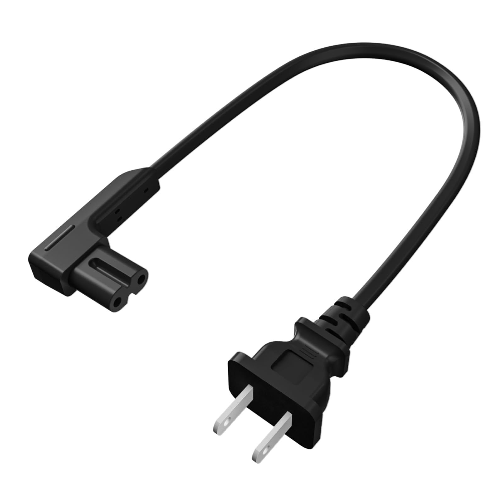 Photo 1 of 1.15ft Power Cord Compatible with Sonos One, One SL and Play 1 Speakers, L-Sharped Short Power Cable Replacement Cord for Sonos Power Supply Cable - Black