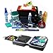 Travel Toiletry Shaving Kit, Dopp Kit, Hanging Organizer, Cosmetic and Makeup Bag, Compact Design. Great for Men and Women