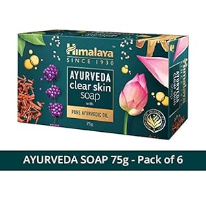 Himalaya AYURV CLEAR SKIN SOAP 75G(PACK OF 6) IND