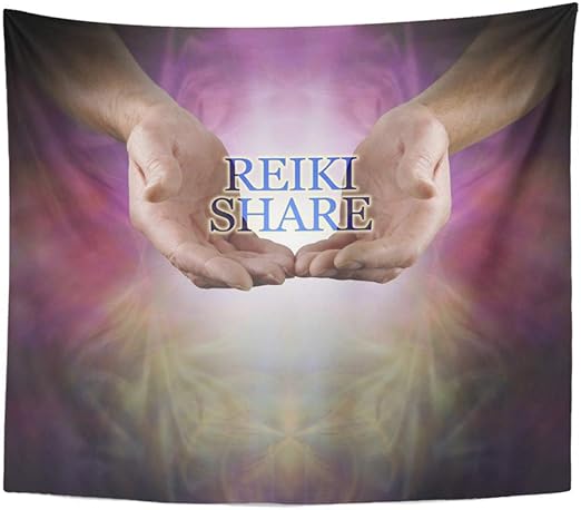 Amazon Com Emvency Tapestry Wall Hanging You Are Invited To Reiki