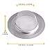 Happy Sales HS5049-SS2, Stainless-Steel Kitchen Sink Strainer - Set of 2 - Large Wide Rim 4.25