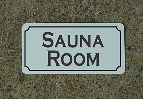 Sauna Room Vintage Style Metal Sign Decor