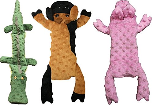 Ethical Pets Skinneeez Extreme Stuffing Free Crocodile Cow And Pig