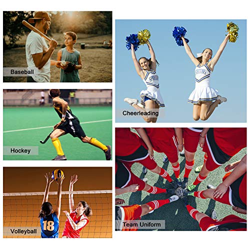 image for KitNSox Team Socks Unisex, Mens Womens 2 Pairs Striped Classic Long Tu