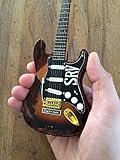 Officially Licensed Mini Fender Strat Stevie Ray Vaughan SRV Guitar Model