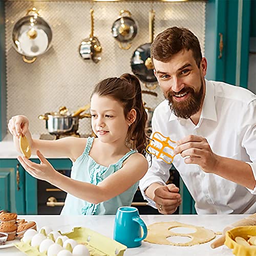 8Pcs Cookie Molds with Good Wishes,Cookie Molds with Rude Sayings Cuss Words, Funny Cookie Molds, Used for DIY Baking Cake Biscuit Desserts