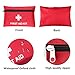 MINILOP 2 Packs First Aid Kit (72 Pieces) Portable Medical Emergency Kit Bag for Car Home Survival Office Travel