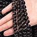 Spring Twist Crochet Braids Real Kanekalon hair 6 Pcs In packs Bomb Twist Crochet Hair Ombre Colors Synthetic Fluffy Hair Extension 8 inch (8inches, 4#)