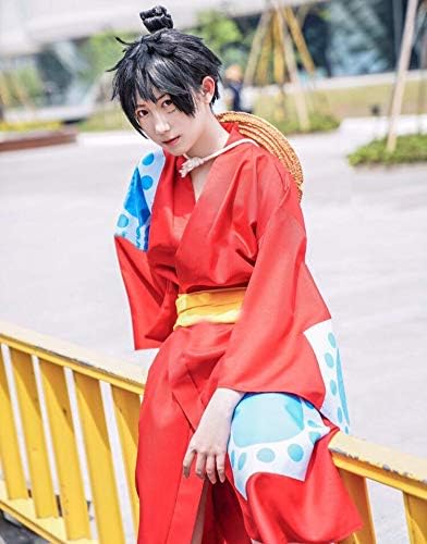 Amazon One Piece ワンピース ワノ国編 モンキー D ルフィ 和服 コスプレ衣装 コスプレ 仮装 通販