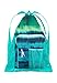 Speedo Unisex-Adult Deluxe Ventilator Mesh Equipment Bag, Tie Dye Turquoise, One Size