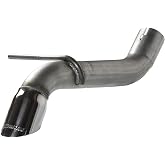 Flowmaster 817942 American Thunder Axle Back Exhaust Kit without Muffler 2.5 Inch 409 Stainless Steel 3 Inch Polished 304 Tip Compatible with 2007-2018 Jeep Wrangler JK 3.6L 3.8L V6 2 and 4 Door
