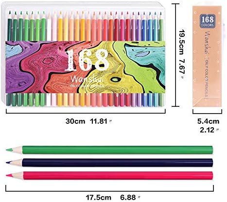 Pack of 168 colored pencils in various colors, priced at $29.99.