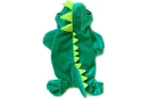 NACOCO Dog Dinosaur Design Costume Green Pet Clothes for Medium & Large Dog (Green, XXL)