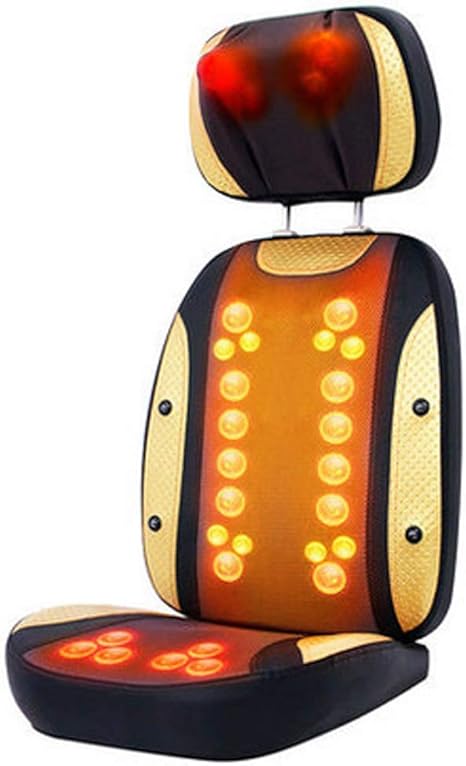 Amazon Co Jp 振動マッサージシート全身バックシートカーシートマッサージャークッション椅子クッションクッション暖房用車のホームオフィスショルダーバックと太ももサポート ホーム キッチン