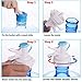 Water Dispenser Valve for 55mm Crown Top Drinking Bottle, Reusable Water Jug Cap Plastic Spigot Faucet, Includes Lid Dirt Protector- 2 Pcs (Not for Threaded Crown Tops)