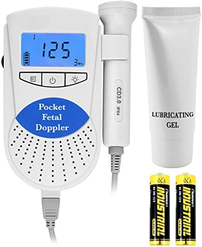 Professional Heartbeat Baby Monitor - FDA Approved - Baby Sound Amplifier and Recorder for Home Use - Hear Your Baby’s Sounds in Womb - Perfect Baby Shower Gift - 1 Year Warranty …