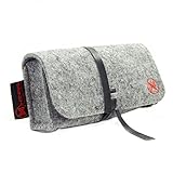 EnvyDeal Grey Felt On-The-Go Storage Case for Harman Kardon Esquire Mini, Mini Coach Limited Edition Portable Speaker