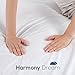 Full Size Harmony Dream Cotton Terry Mattress Protector - Premium Hypoallergenic Waterproof Mattress Cover - Vinyl Free, Fits Well, Machine Washable, Noiseless – 10 Year Warranty