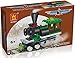 Toy Train Building Set - 68 pcs building blocks steam engine locomotive railway train set comes with a 2 windows cabin, a great full time fun - a must gift for all 6+ children