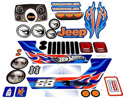 lightning mcqueen power wheels stickers