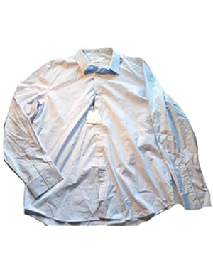 Calvin Klein Dotted Print Long Sleeve Slim Fit Mens Shirt XXL