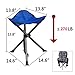 AGOOL Portable Folding Stool Outdoor Square Slack Chair Lightweight Heavy Duty for Camping Mountaineering Hiking Travel House-Using Recreation, Blue