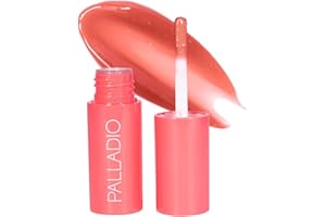 Palladio Jelly Tint, Liquid Stain for Cheeks & Lips, Vivid Color Lip Stain, Lightweight Non-Sticky and Transfer-proof, Natura