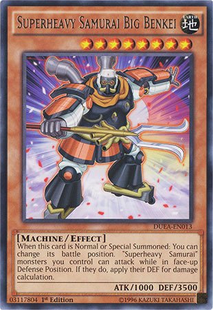 Yu-Gi-Oh! - Superheavy Samurai Big Benkei (DUEA-EN013) - Duelist Alliance - 1st Edition - Rare