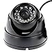 ELP 3.6mm 1080P Dome Camera with IR LED Night Vision HD Webcam Infrared PC Camera with Metal Case Waterproof Outdoor USB Security Camera CCTV Home Surveillance System 30/60/120fps Auto IR Camera