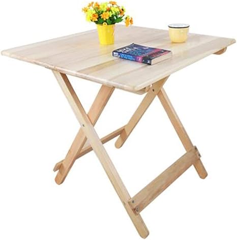 Amazon サイドテーブル ソリッドウッド折りたたみテーブル折りたたみテーブルシンプルテーブルポータブルソリッドウッドスクエアテーブルホームダイニング テーブルスクエアテーブル Fenpinf Size 70 70 70cm サイドテーブル オンライン通販