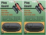Tabsco Plug Guard - Cable Management Plug Guard and Extension Cord Connection (2 Pack)
