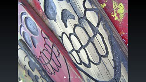 Amazon.com: Wooden Skull wall art Set of 3 skulls Routed and Painted