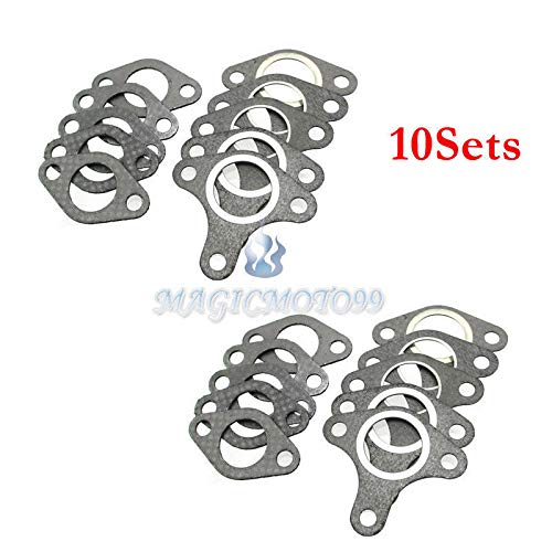 FidgetGear Muffler Manifold Gasket Set for Honda GX240 GX270 GX340 GX390 8HP 9HP 11HP 13HP