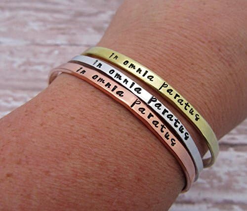 In Omnia Paratus Skinny Cuff Bracelet - Gilmore Girls - Ready for Anything