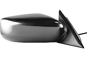 Dependable Direct Passenger Side Mirror Fits Nissan Altima 2013 to 2018 – Power Adjust, Non-Heated, Non-Folding, Unpainted – Right Side View Mirror OEM Replacement Parts NI1321223