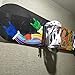 YYST Stainless Steel Snowboard Wall Rack Snowboard Wall Mount Horizontal Display - No Board