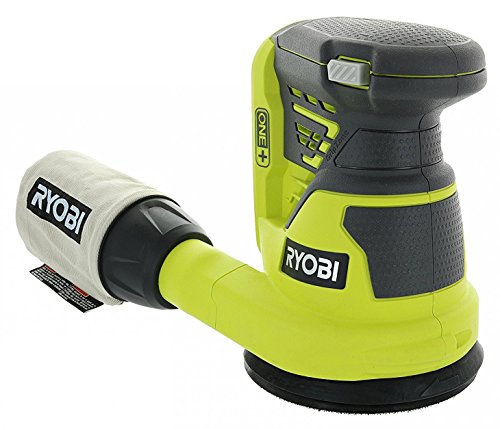 Ryobi P411 One+ 18 Volt 5 Inch Cordless Battery Operated Random Orbit Power Sander (Battery Not Included / Power Tool Only)