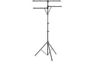 Toolsempire DJ Light Stand, Tripod Lighting Stand with 73"-138" Adjustable Height, Portable T-bar Light Stand Stage Light Stand for Bar, Party & Banquet
