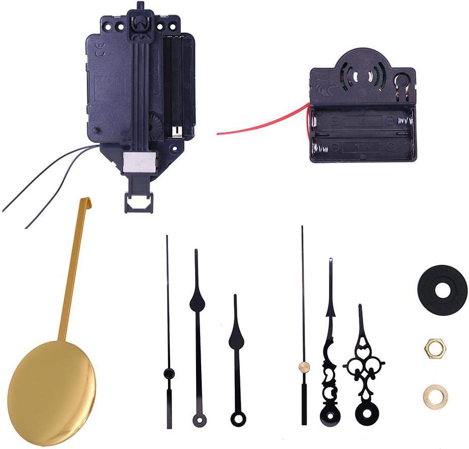 Serenable 1 Set Quartz Pendulum Clock DIY Movement Kits W/Hands