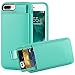 LAMEEKU iPhone 8 Plus /7 Plus Card Holder Case, iPhone 7 Plus Wallet Case, iPhone 7 Plus Leather case with Hidden Credit Card Slot, Protective Cover for Apple iPhone 8 Plus /7 Plus 5.5
