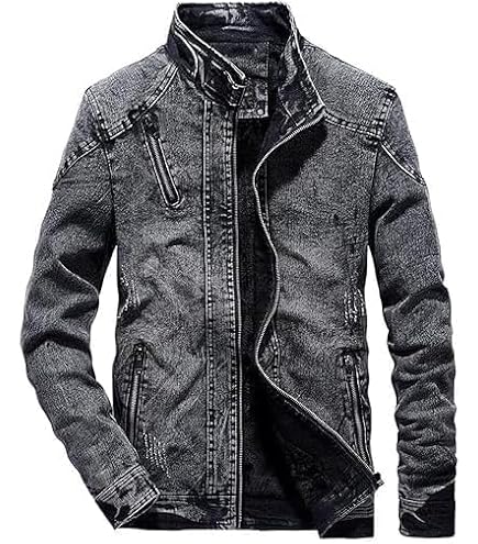 Allstate Leather Men's AL2953 Basic Motorcycle Jacket 14 oz. X