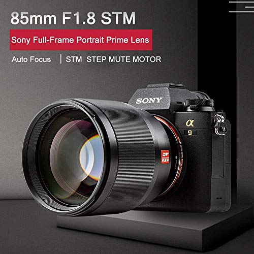 E-Mount Auto-Fokus 85mm F1.8 STM Prime Objektiv, Vollformat Objektiv mit großer Blende für Sony Kamera A7III A7RIII A7SII A7II A9 A7 A6500 A6400 A6300 – Bild 6