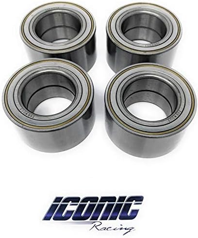 Iconic Racing Both Front and Rear Wheel Bearings Compatible with Can-Am Maverick X3 2017-2018