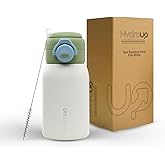 HYDROUP Kids Water Bottle 16oz – Stainless Steel Vacuum Insulated, Leakproof with 2-in1 Straw & Chug Lid, BPA-Free, Durable for School and Sports